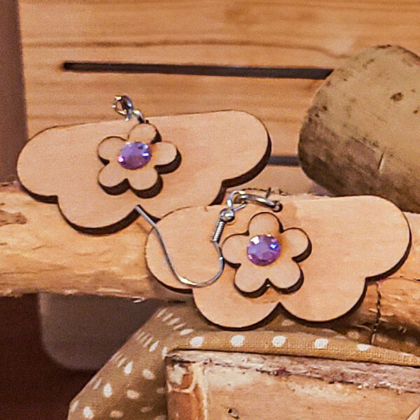 Boucles d'oreilles "Papillon"
