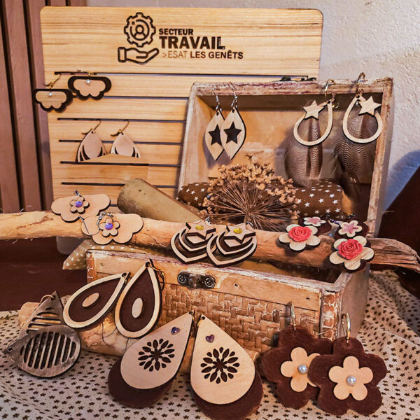 Boucles d'oreilles " Tournesol " – Image 2