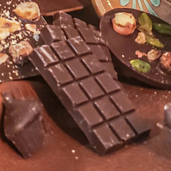 Mini tablette de chocolat noir
