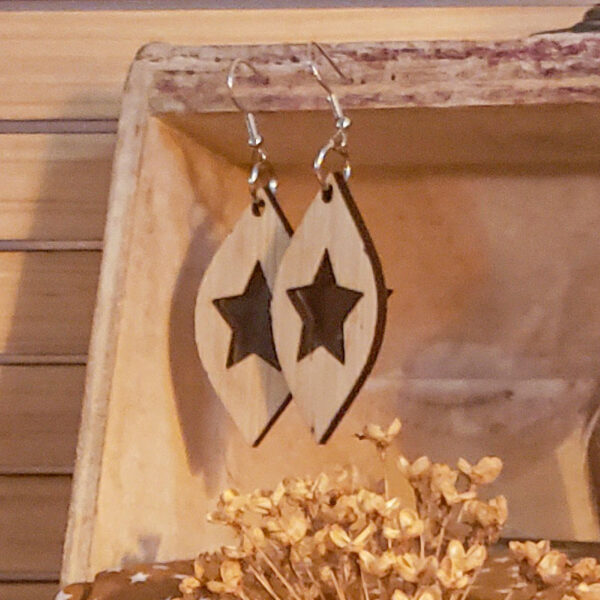Boucles d'oreilles "Étoile"