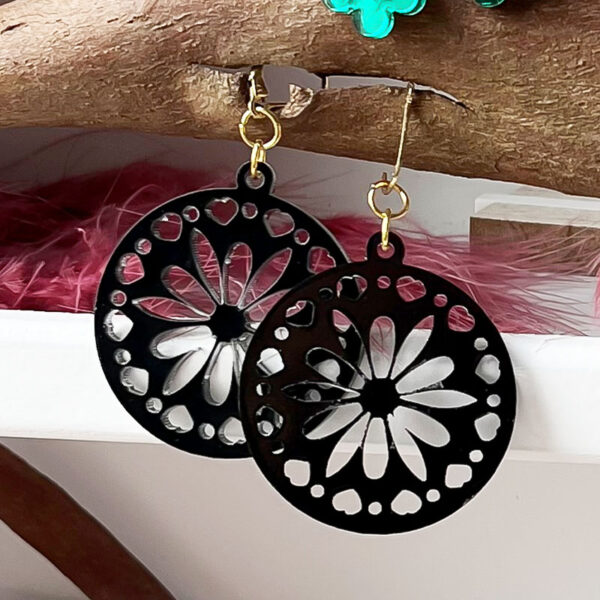 Boucles d'oreilles "Rosace"