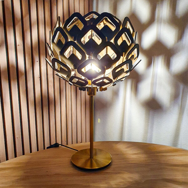 Lampe "La noire"